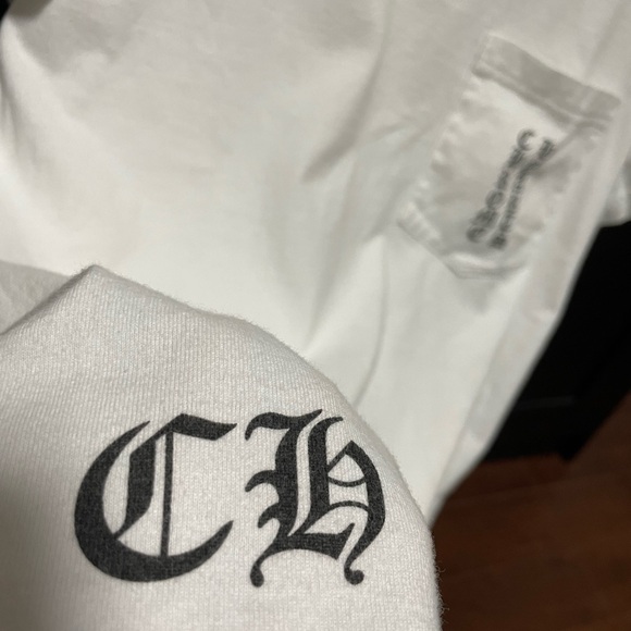 White Graphic Cross Men's Shirt - Picture 5 of 12